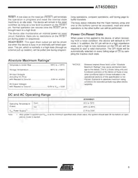 AT45DB021-TI Datasheet Page 5