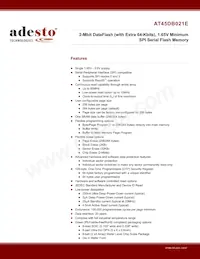 AT45DB021E-UUN2B-T Datasheet Cover