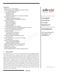 AT45DB041D-SU-SL955 Datasheet Cover