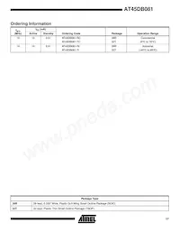 AT45DB081-TI Datasheet Page 17