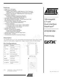 AT45DB1282-TI Datasheet Cover