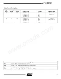 AT45DB161-CI Datasheet Pagina 19