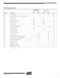 AT45DB161B-CNC-2.5 Datasheet Page 13