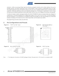 AT45DB161D-CCU Datasheet Page 2