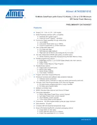 AT45DB161E-MHD-Y Datasheet Cover