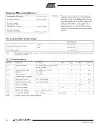 AT45DB321B-RI Datasheet Page 12