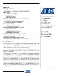 AT45DB321C-TC Datenblatt Cover