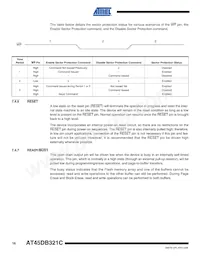 AT45DB321C-TC Datasheet Page 16