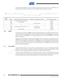 AT45DB321C-TC Datenblatt Seite 16