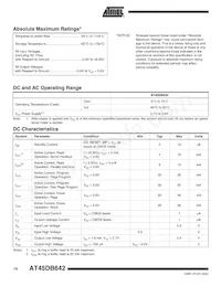 AT45DB642-TI Datasheet Pagina 14