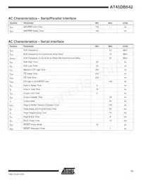 AT45DB642-TI Datasheet Page 15