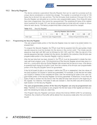 AT45DB642D-CU Datasheet Page 20