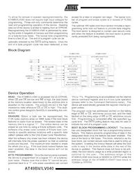 AT49BV040-15VI Datenblatt Seite 2