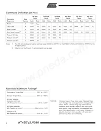 AT49BV040-15VI Datasheet Page 4