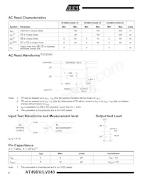 AT49BV040-15VI Datasheet Page 6