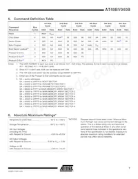 AT49BV040B-VU Datasheet Page 7