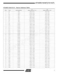 AT49BV1614T-11CI Datasheet Page 7