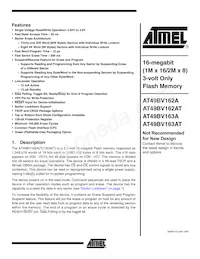 AT49BV163AT-70TI Datasheet Cover