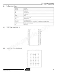 AT49BV322DT-70TU-T Datasheet Page 3