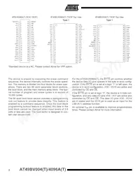 AT49BV4096A-12TI Datasheet Page 2