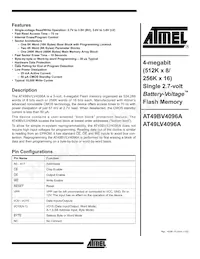 AT49BV4096A-70TI Datasheet Cover