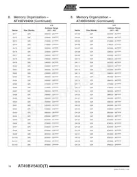 AT49BV640DT-70CU Datasheet Page 18