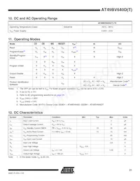 AT49BV640DT-70CU Datasheet Page 21