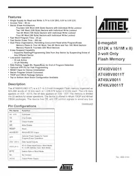 AT49BV8011-11CI Datenblatt Cover