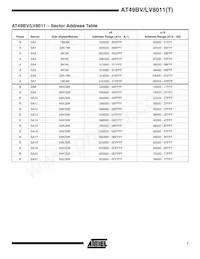 AT49BV8011-11CI Datasheet Page 7
