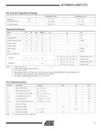 AT49BV8011-11CI Datasheet Page 9