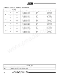 AT49BV8011-11CI Datasheet Page 16