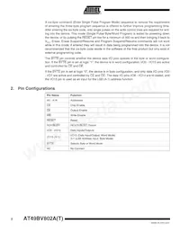 AT49BV802AT-70CU Datasheet Page 2