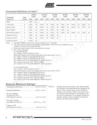 AT49F001N-90VI Datasheet Page 6