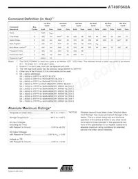 AT49F040A-70PI Datasheet Page 5