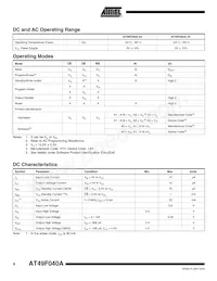 AT49F040A-70PI Datasheet Page 6