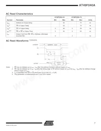 AT49F040A-70PI Datasheet Page 7