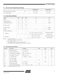 AT49F040A-70TU-T Datasheet Page 7