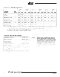 AT49F1025-70JI Datasheet Page 4
