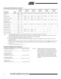 AT49F1614T-90TC Datasheet Page 6