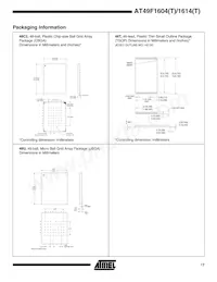 AT49F1614T-90TC Datasheet Page 17