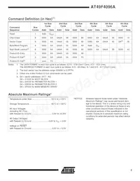 AT49F4096A-70TC Datasheet Page 5