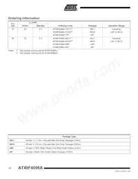 AT49F4096A-70TI Datasheet Pagina 14