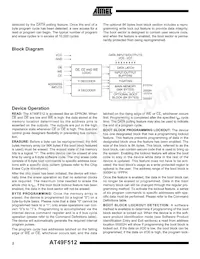 AT49F512-90VC Datenblatt Seite 2