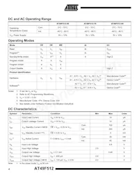 AT49F512-90VC Datasheet Page 4