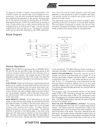 AT49F516-70VI Datenblatt Seite 2
