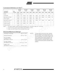 AT49F516-70VI Datasheet Page 4