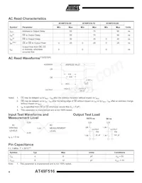 AT49F516-70VI Datasheet Page 6