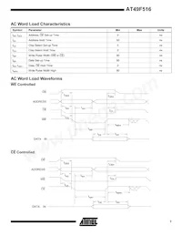 AT49F516-70VI數據表 頁面 7