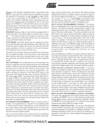 AT49F8192AT-70TC Datenblatt Seite 4