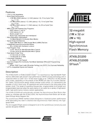 AT49LD3200B-20TI Datasheet Cover